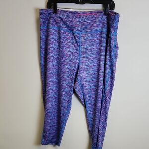 Pro Player Blue and Purple Leggings